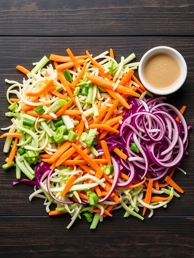 Vinegar Coleslaw: The Best BBQ Side - ingredients preparation