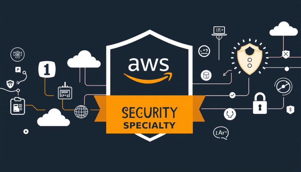 An image representing AWS security or the AWS Certified Security - Specialty certification logo.
