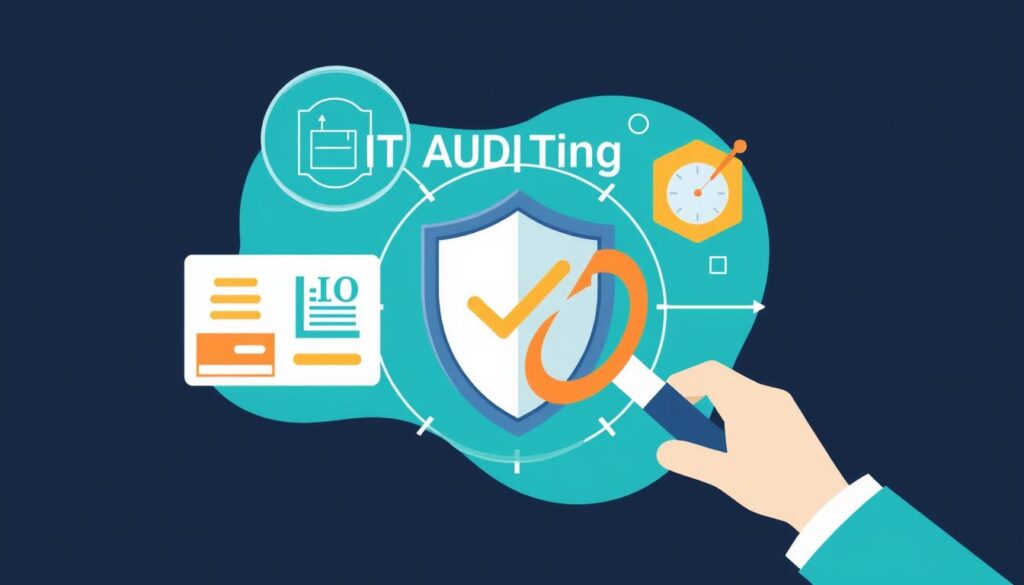 An image representing IT auditing or the CISA certification logo.