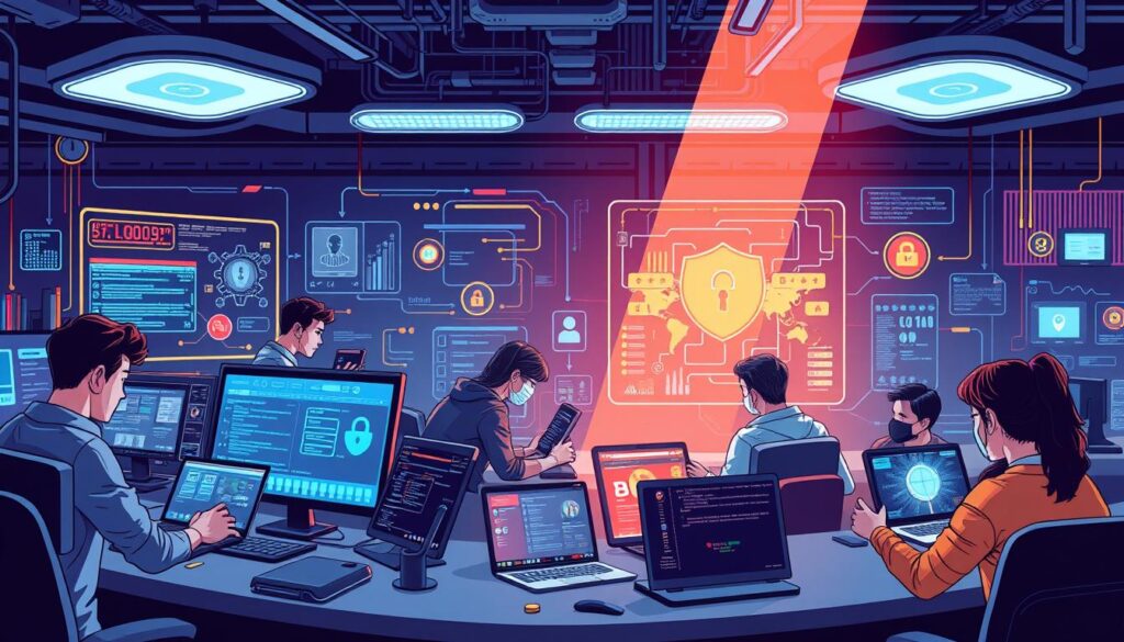 An image representing a comprehensive cybersecurity and hacking course for the year 2025.