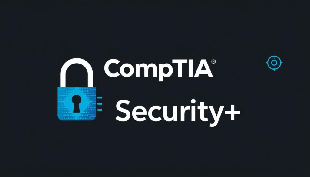 An image representing the CompTIA Security+ certification logo or a related security concept.