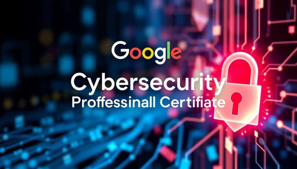 An image representing the Google Cybersecurity Professional Certificate logo or a related cybersecurity theme.