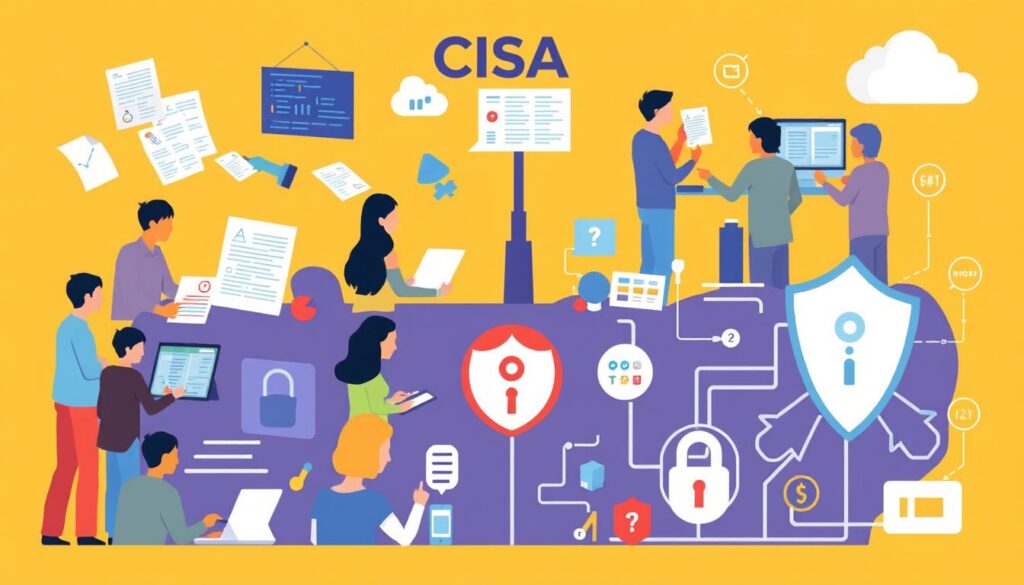 CISA cybersecurity training programs illustration