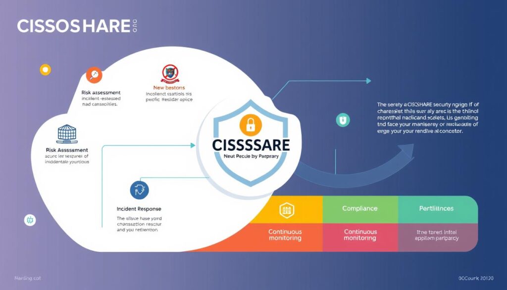 Generate an image representing CISOSHARE's security program methodology