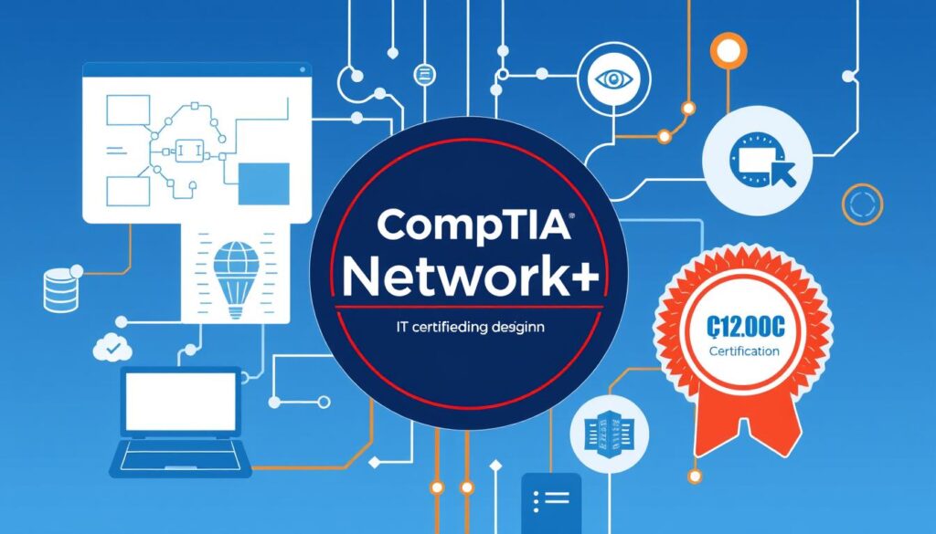 Generate an image representing CompTIA Network+ certification
