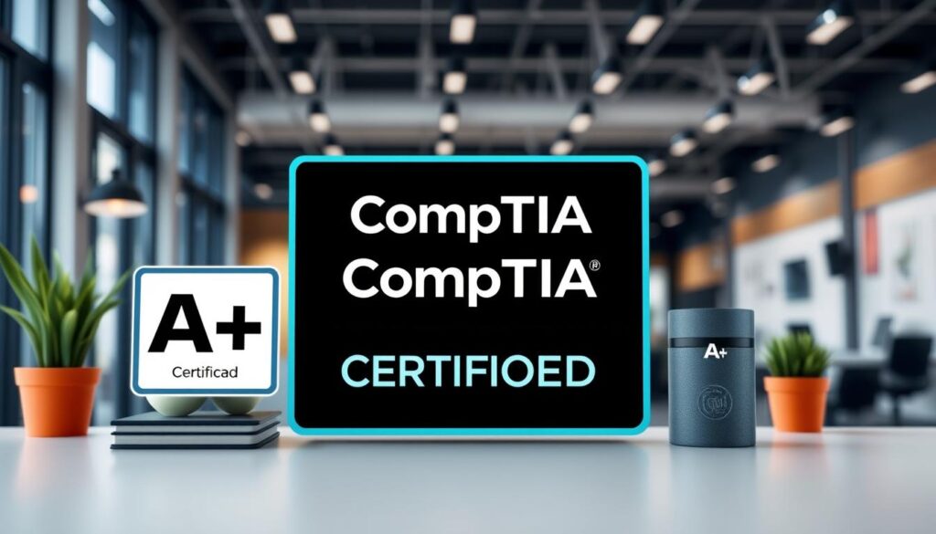 Get an image of CompTIA A+ certification