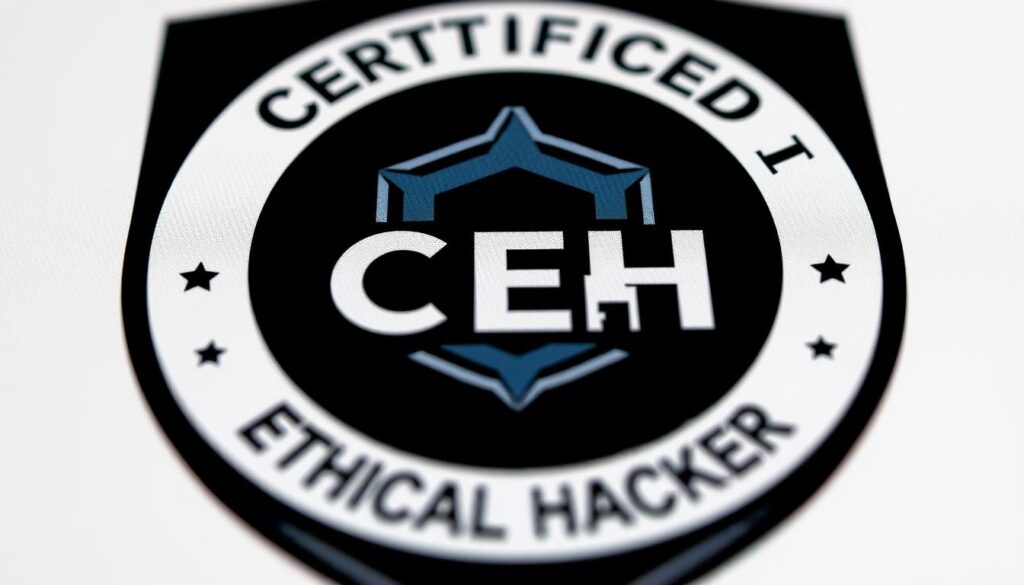 Get an image of a CEH certification logo.