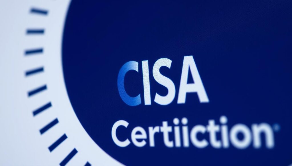 Get an image of a CISA certification logo.