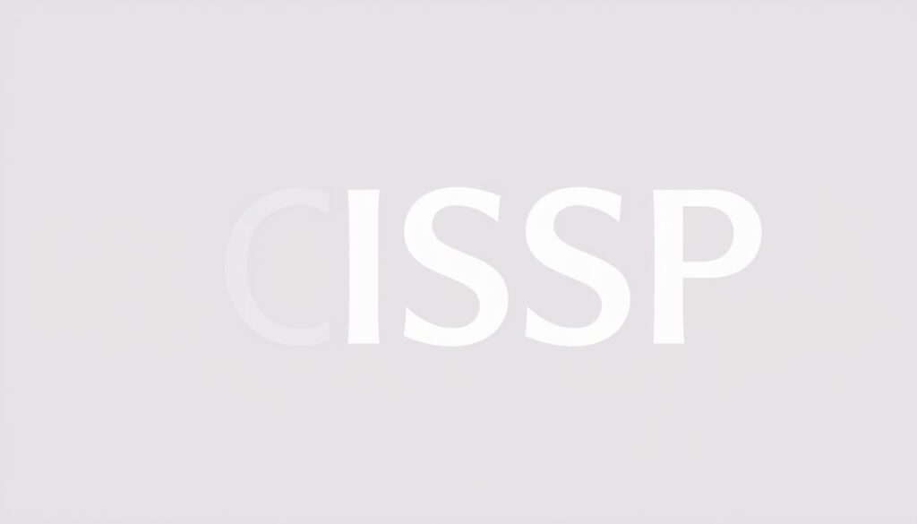 Get an image of a CISSP certification logo.