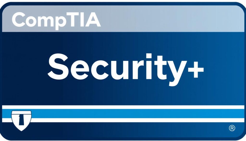 Get an image of a CompTIA Security+ certification logo.