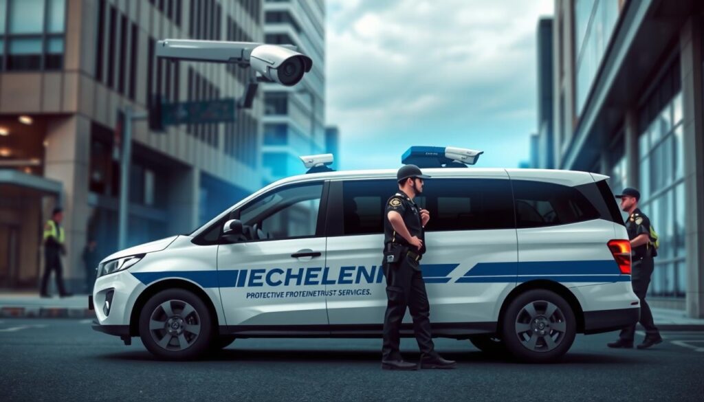 Image generation prompt for Echelon Protective Services