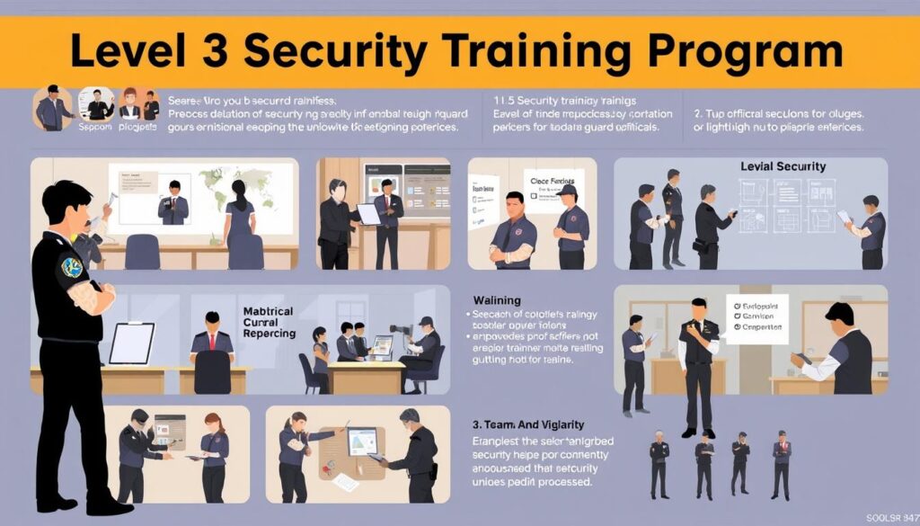 Image of a Level 3 security guard training program
