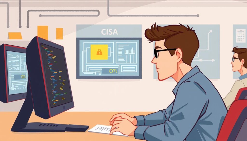Image of a person attending a CISA ICS training course