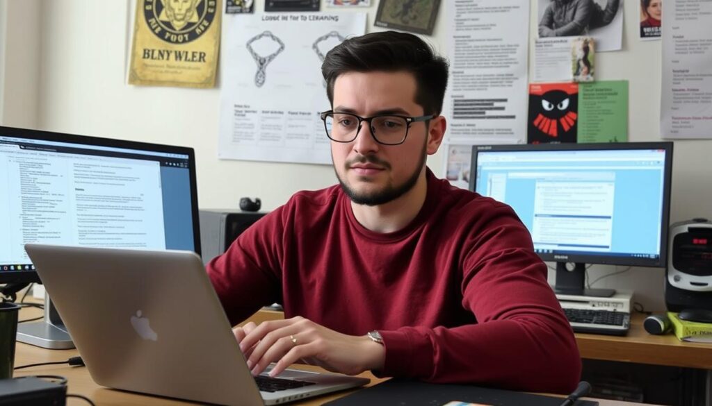 Image of a person practicing OSCP with Kali Linux