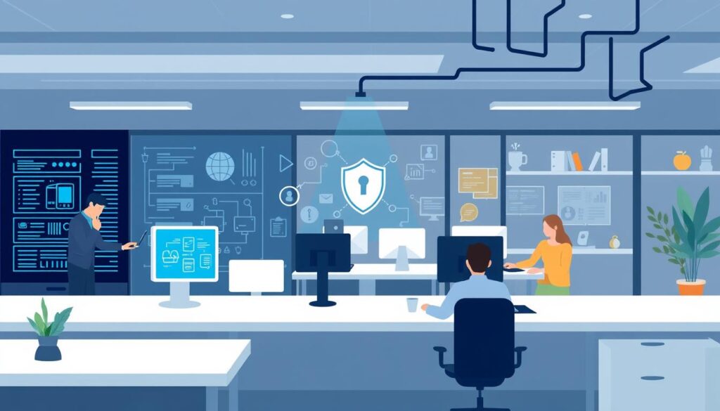 Image of co-managed IT services with cybersecurity